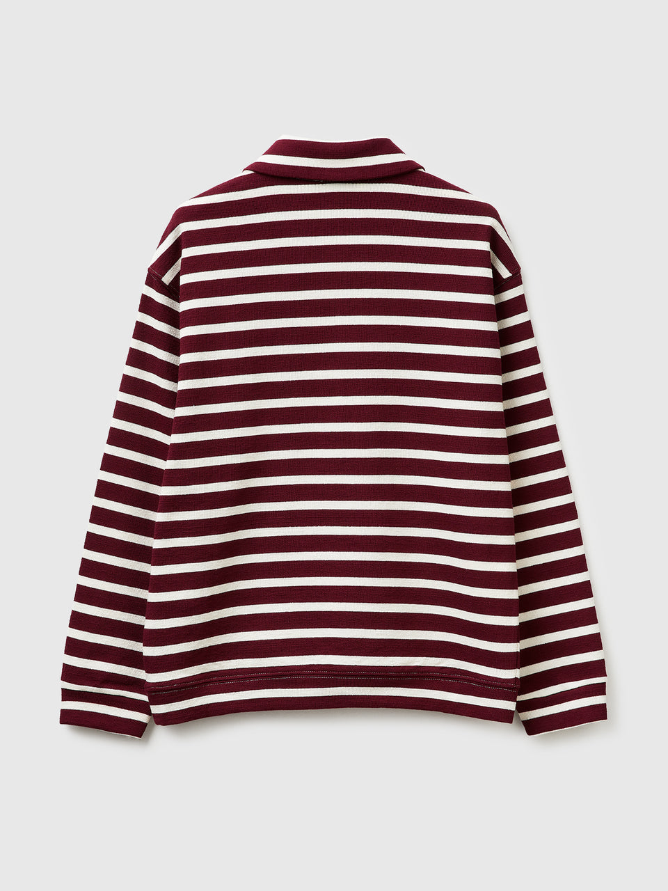 Striped sweatshirt polo shirt - ucb_image_BS