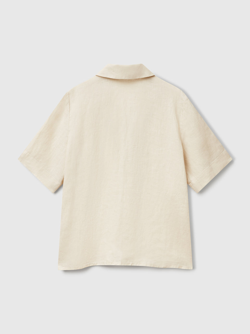 Blusa de manga curta em linho puro - ucb_image_BS