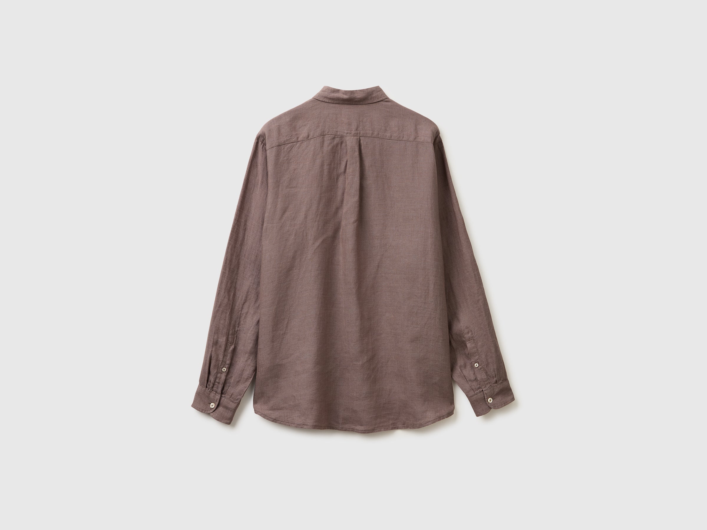 Brown pure linen shirt - ucb_image_BS