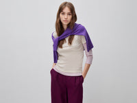T-shirt de gola redonda slim fit - ucb_image_F