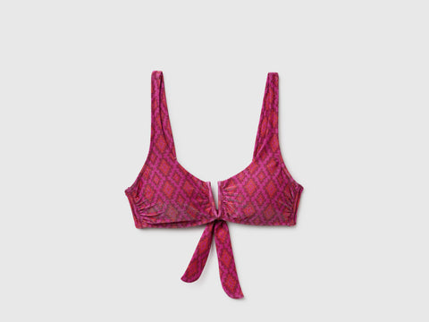 Soutien de biquíni com estampado étnico e lurex - ucb_image_FS