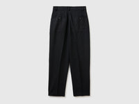 100% linen straight trousers - ucb_image_BS