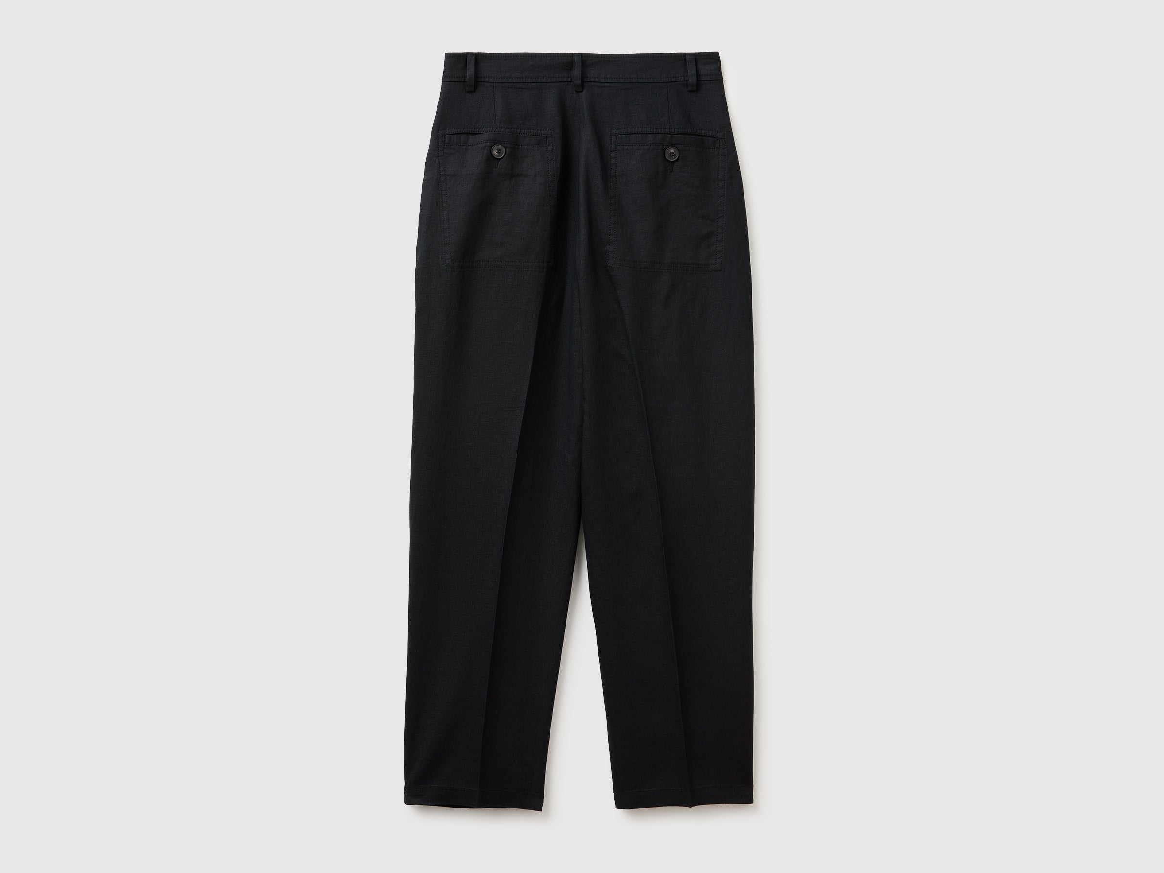 100% linen straight trousers - ucb_image_BS