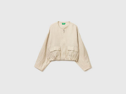 Pure linen bomber jacket - ucb_image_FS