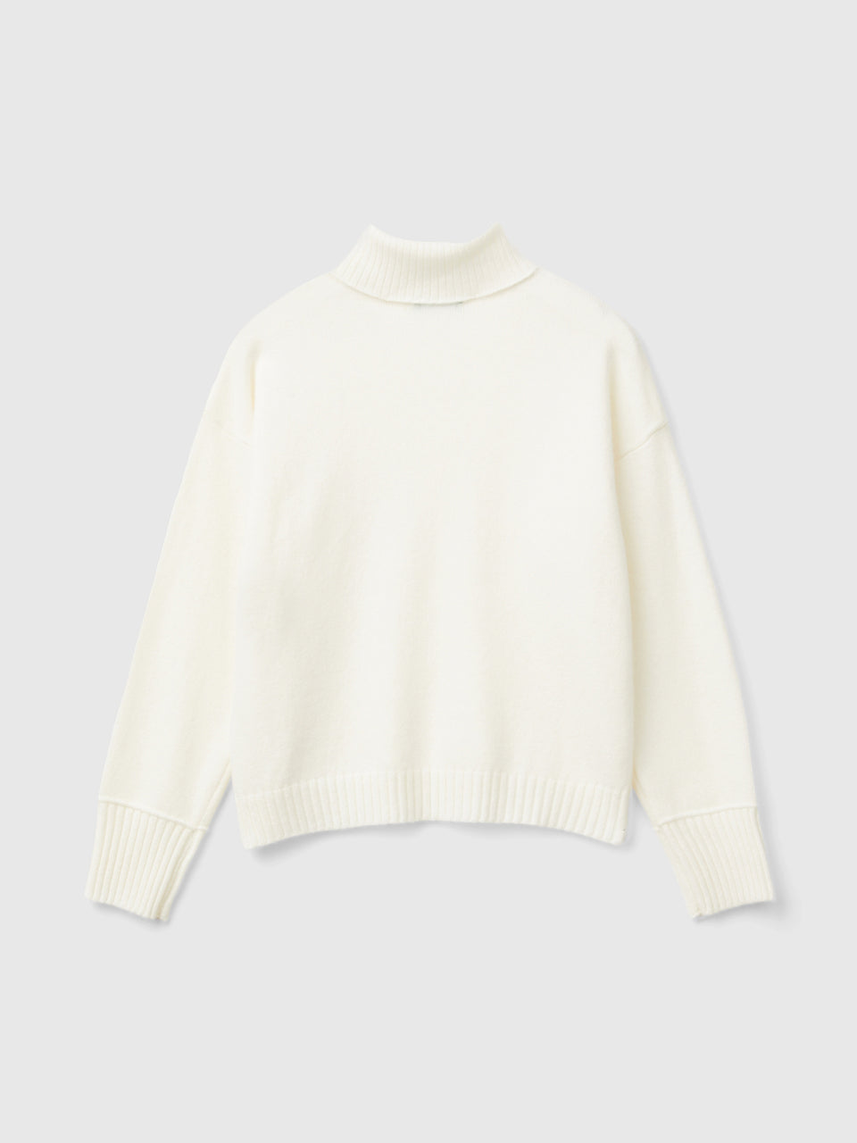 Camisola de gola alta em mistura de lã - ucb_image_BS