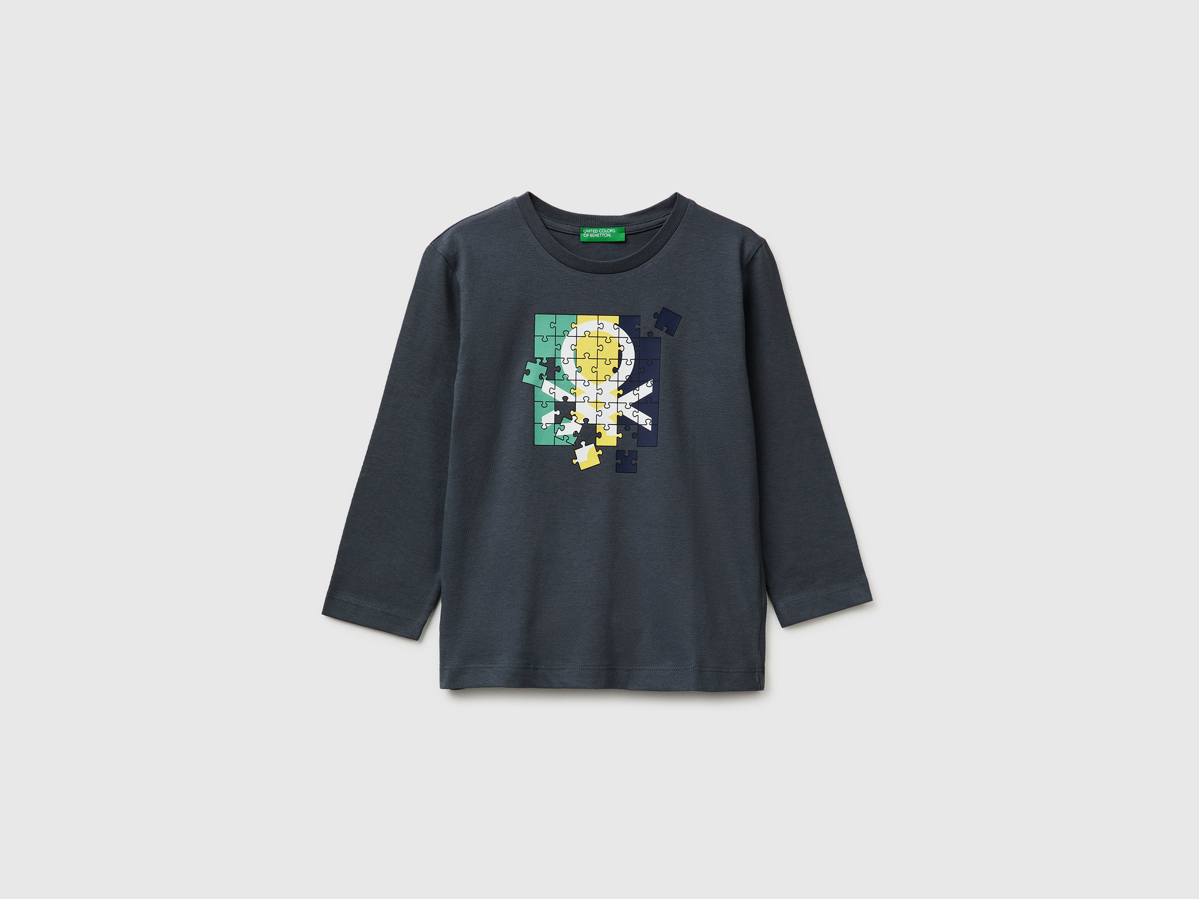 T-shirt in organic cotton with logo print - ucb_image_FS