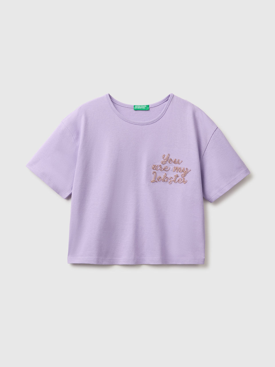 T-shirt with print and beads - ucb_image_FS