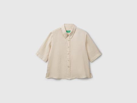 Camisa curta em puro linho - ucb_image_FS