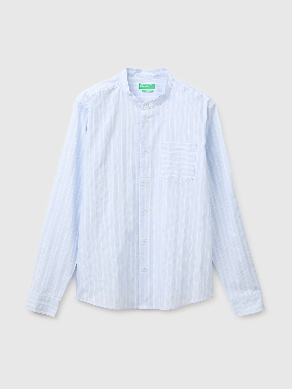 Striped shirt with mandarin collar - ucb_image_FS
