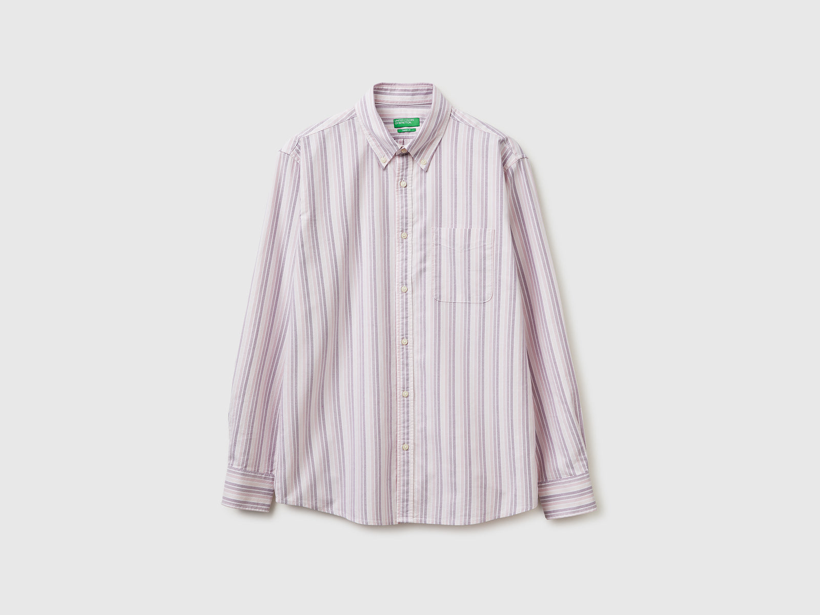 Camisa rosa às riscas button down - ucb_image_FS