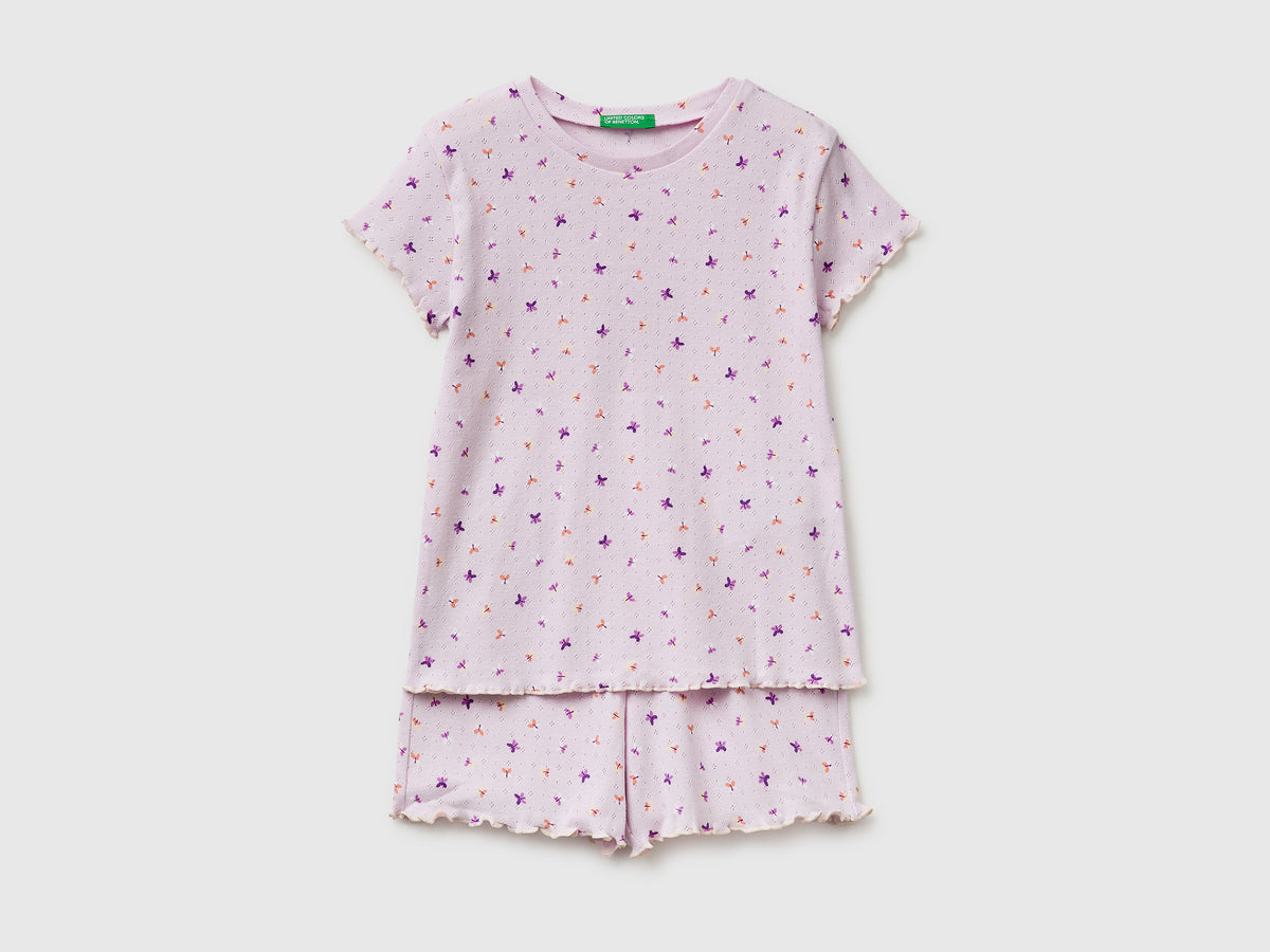 Ribbed patterned short pyjamas - ucb_image_FS