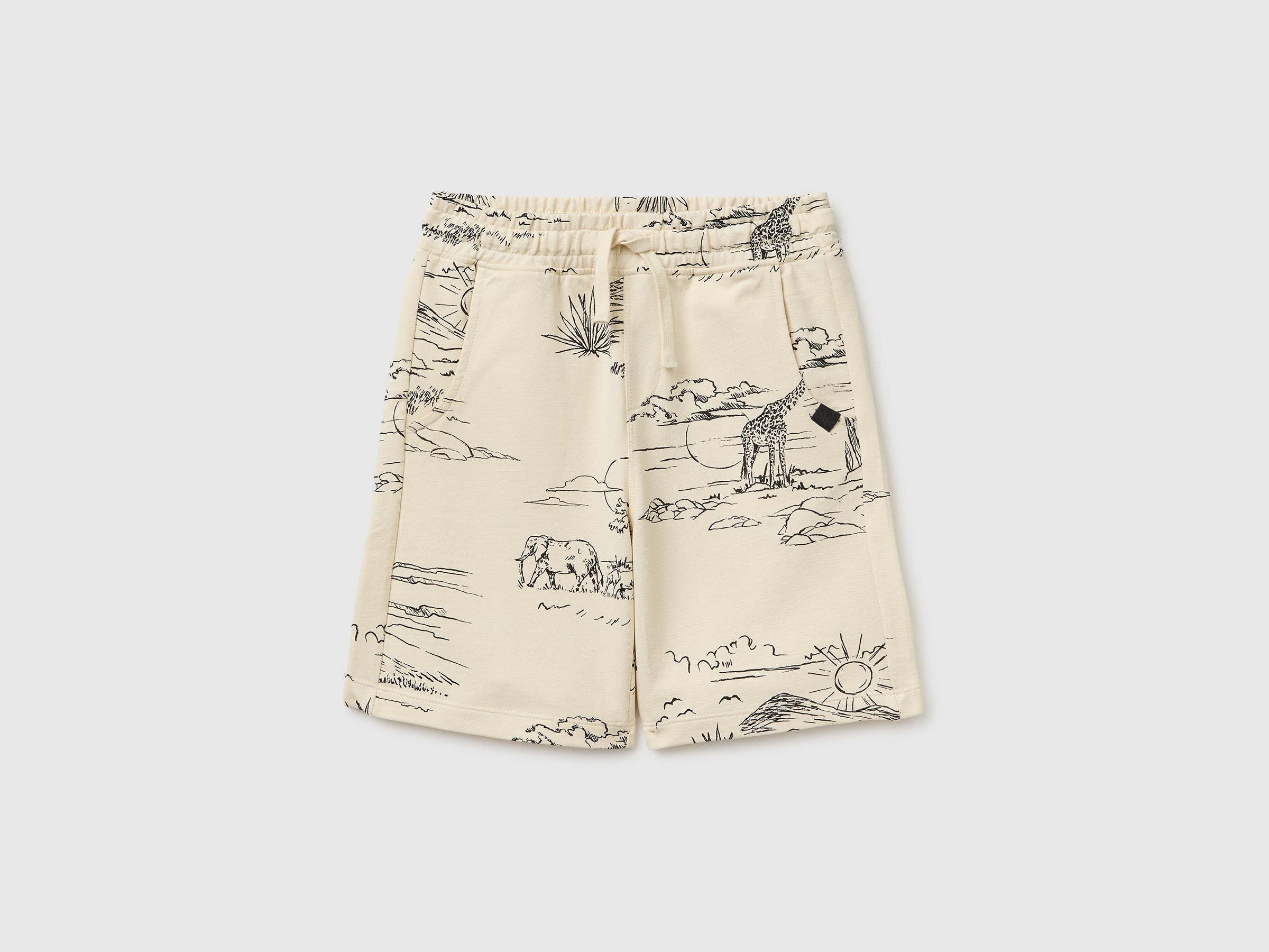 Printed sweatshirt Bermuda shorts - ucb_image_FS