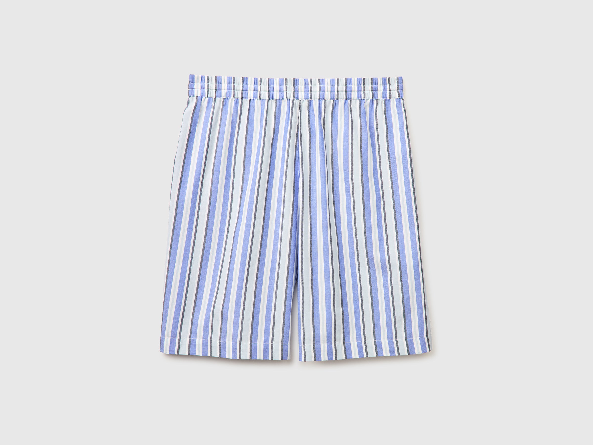 Striped Bermuda shorts with drawstring - ucb_image_BS