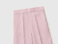 Palazzo trousers in pure linen - ucb_image_FY