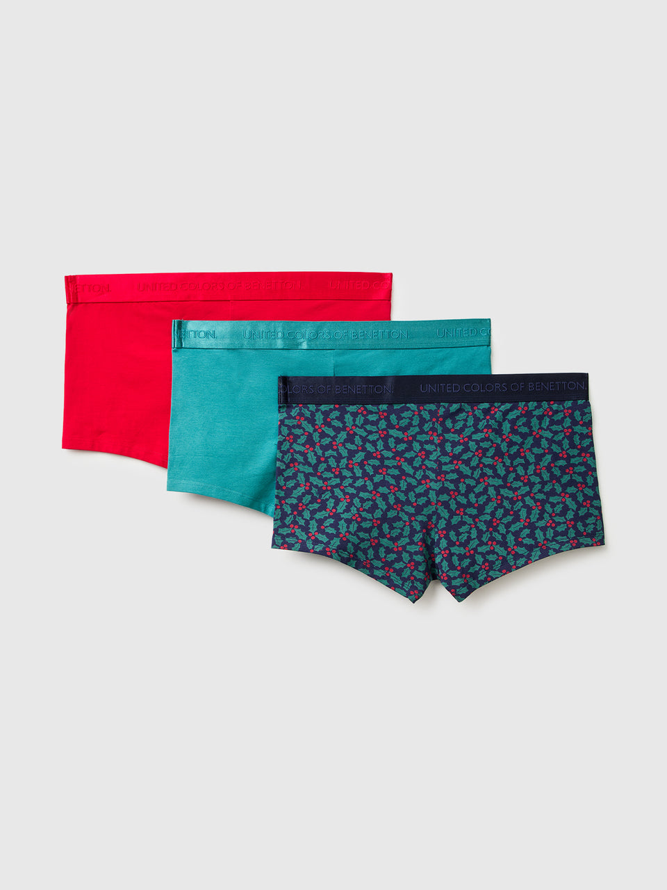Três boxers de Natal em algodão stretch - ucb_image_BS