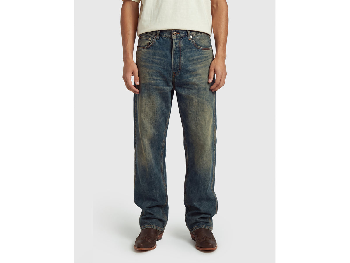 Jeans lavagem vintage relaxed fit - ucb_image_F