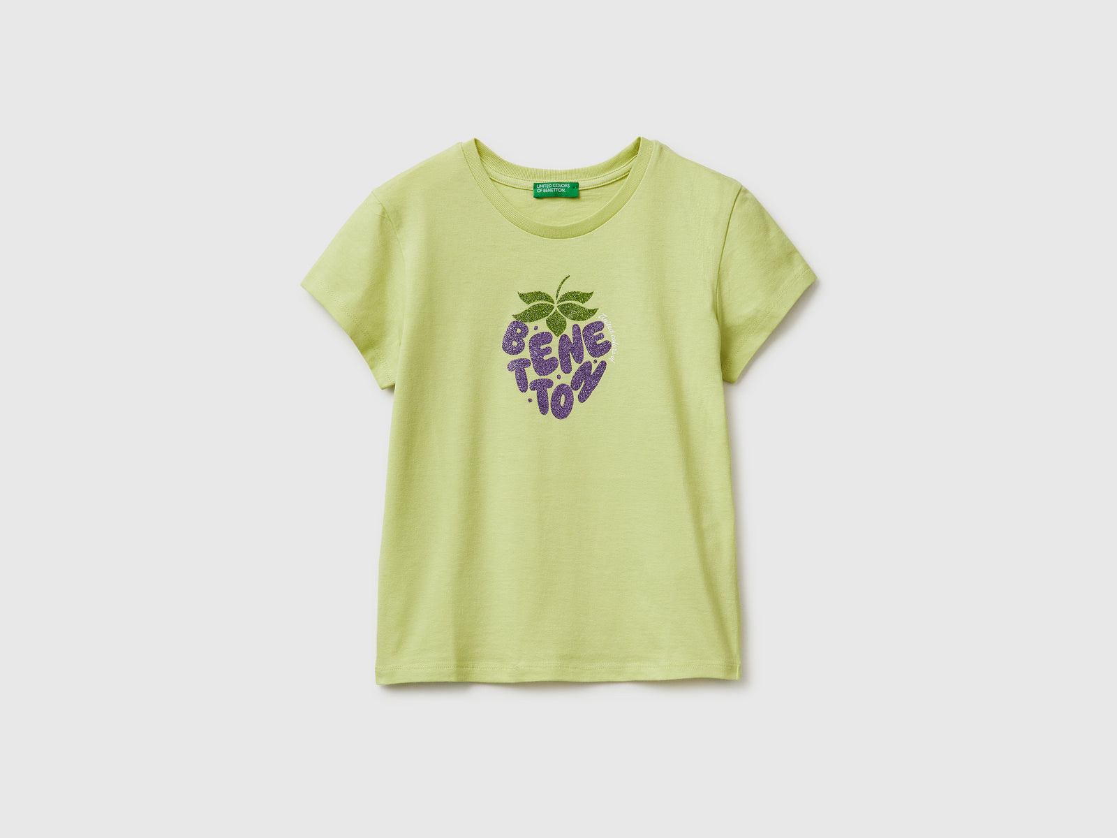 T-shirt with glitter print - ucb_image_FS