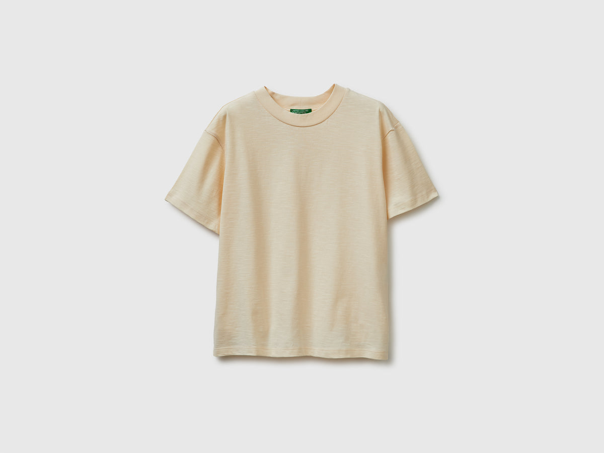Crew neck t-shirt in lightweight cotton - ucb_image_FS