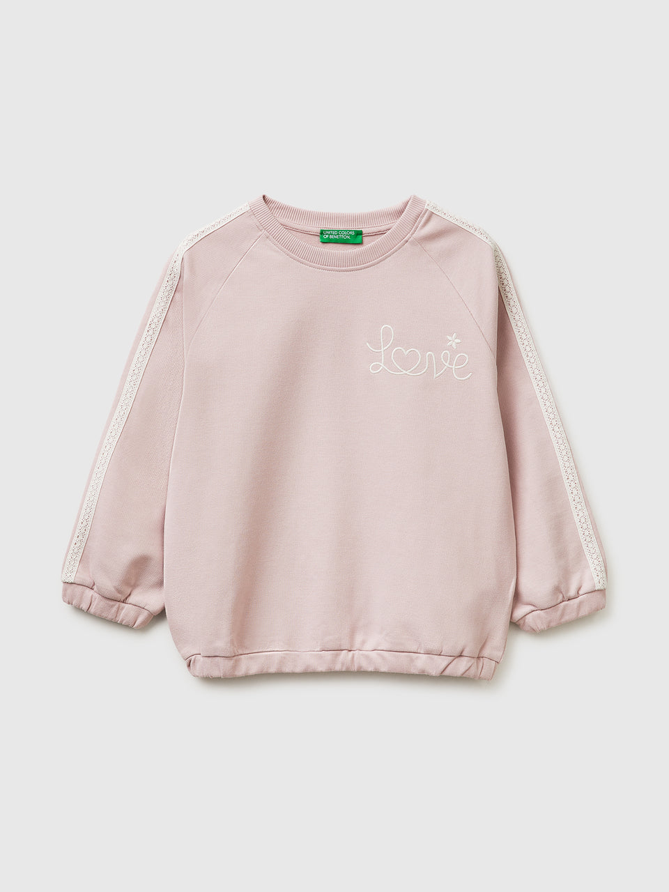 Sweatshirt with lace and embroidery - ucb_image_FS