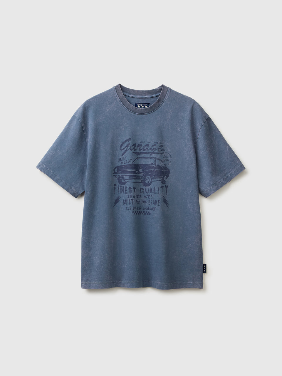 T-shirt lavagem vintage com estampa - ucb_image_FS