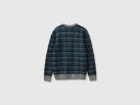 Camisola tartan em mistura de algodão e lã - ucb_image_BS