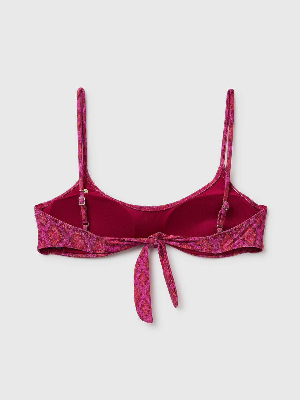 Brassiere de biquíni com estampado étnico e lurex - ucb_image_BS