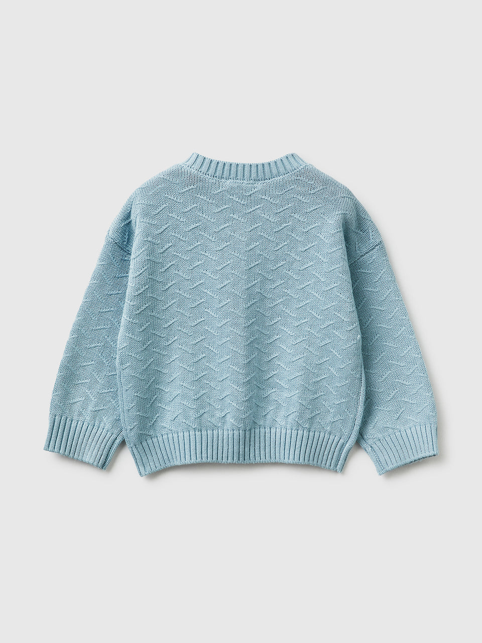 Organic cotton crew neck cardigan - ucb_image_BS