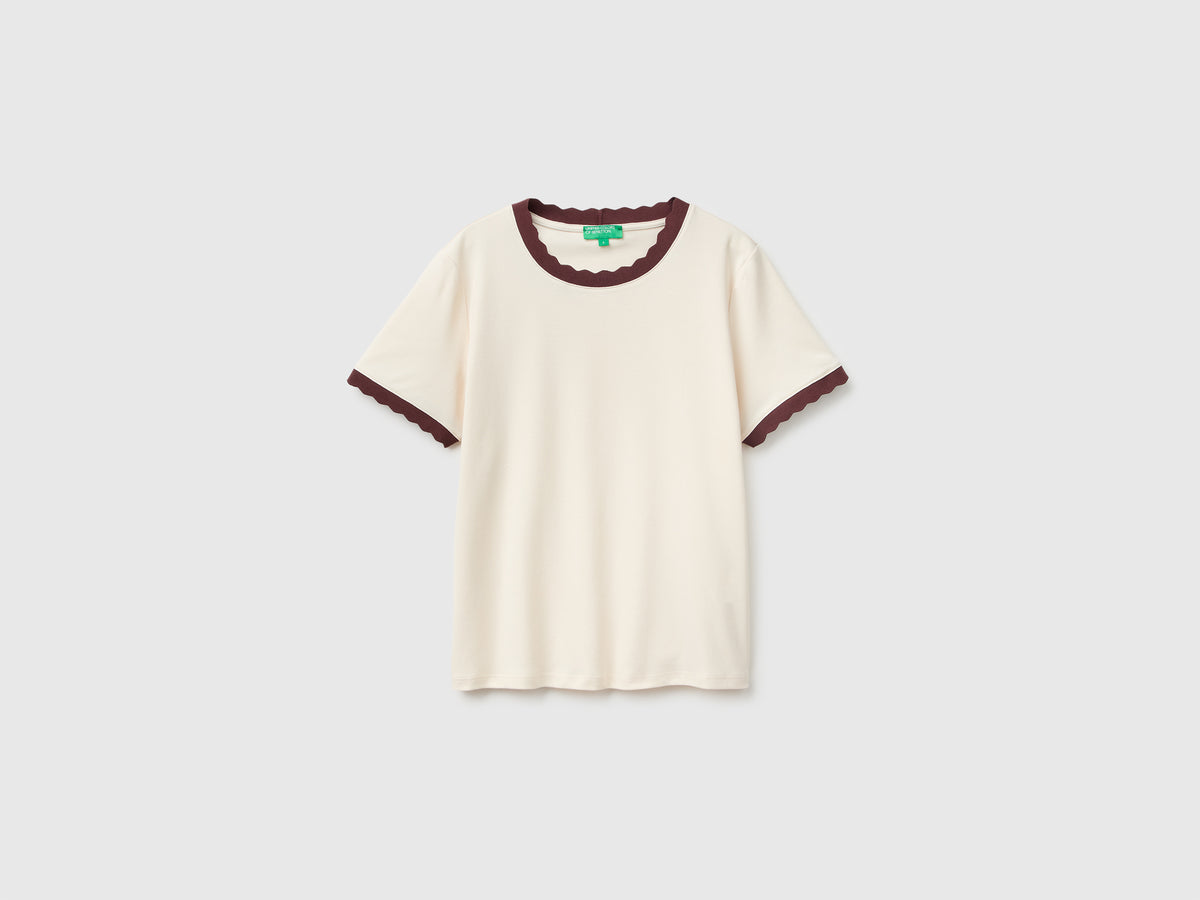 T-shirt de gola redonda 100% algodão - ucb_image_FS