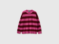 Camisola 100% lã às riscas bicolor over fit - ucb_image_FS