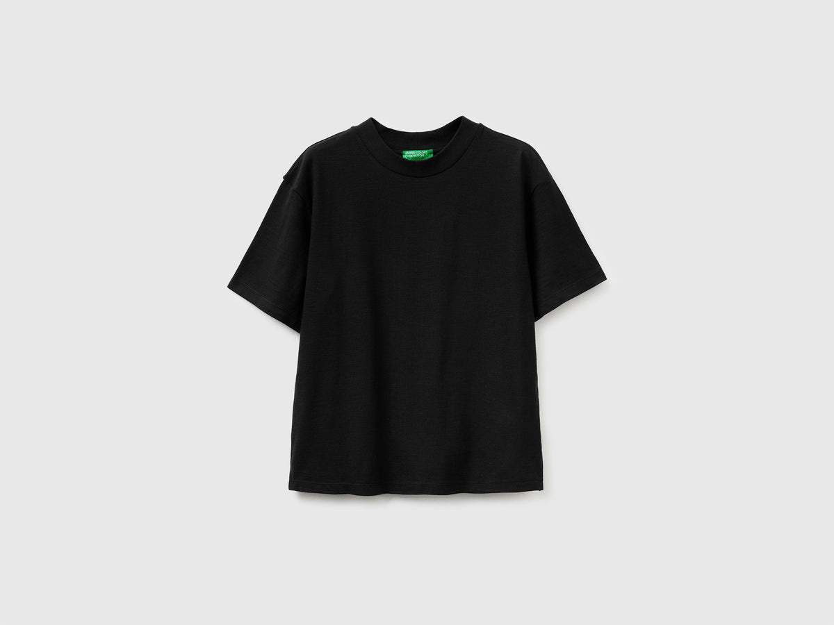 Crew neck t-shirt in lightweight cotton - ucb_image_FS