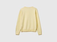 Cardigã amarelo claro em algodão tricot - ucb_image_BS