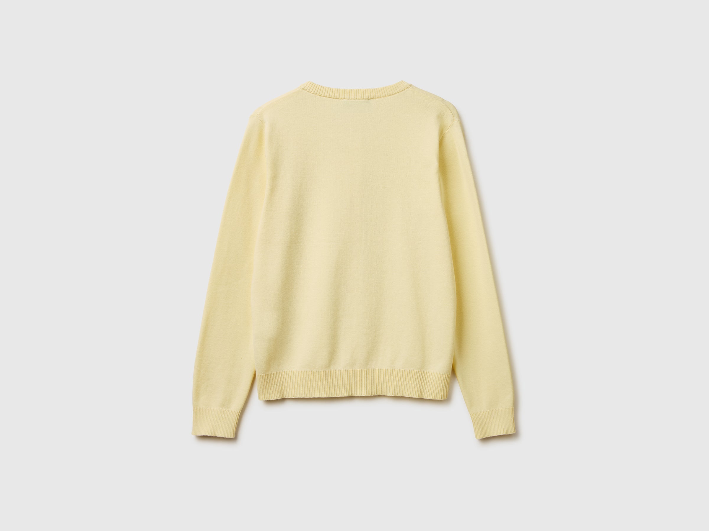Cardigã amarelo claro em algodão tricot - ucb_image_BS