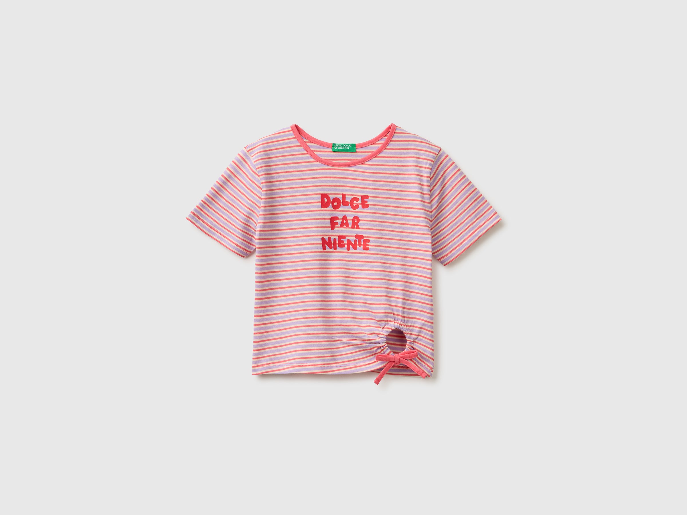 Striped T-shirt with writing - ucb_image_FS