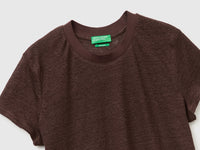 Crew neck T-shirt in pure linen - ucb_image_FY