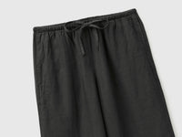 100% linen cuffed trousers - ucb_image_FY