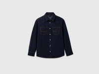 Camisa western de jeans escuro - ucb_image_FS