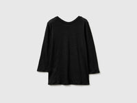 Boat-neck T-shirt in pure linen - ucb_image_BS