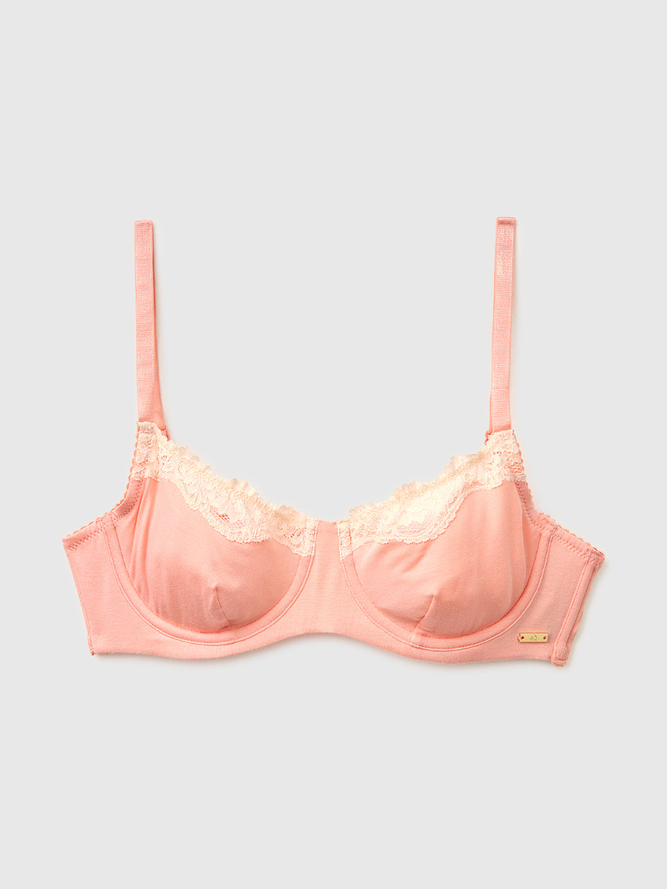 Silk blend bra with lace - ucb_image_FS