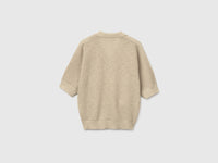 Perforated polo shirt in linen blend - ucb_image_BS