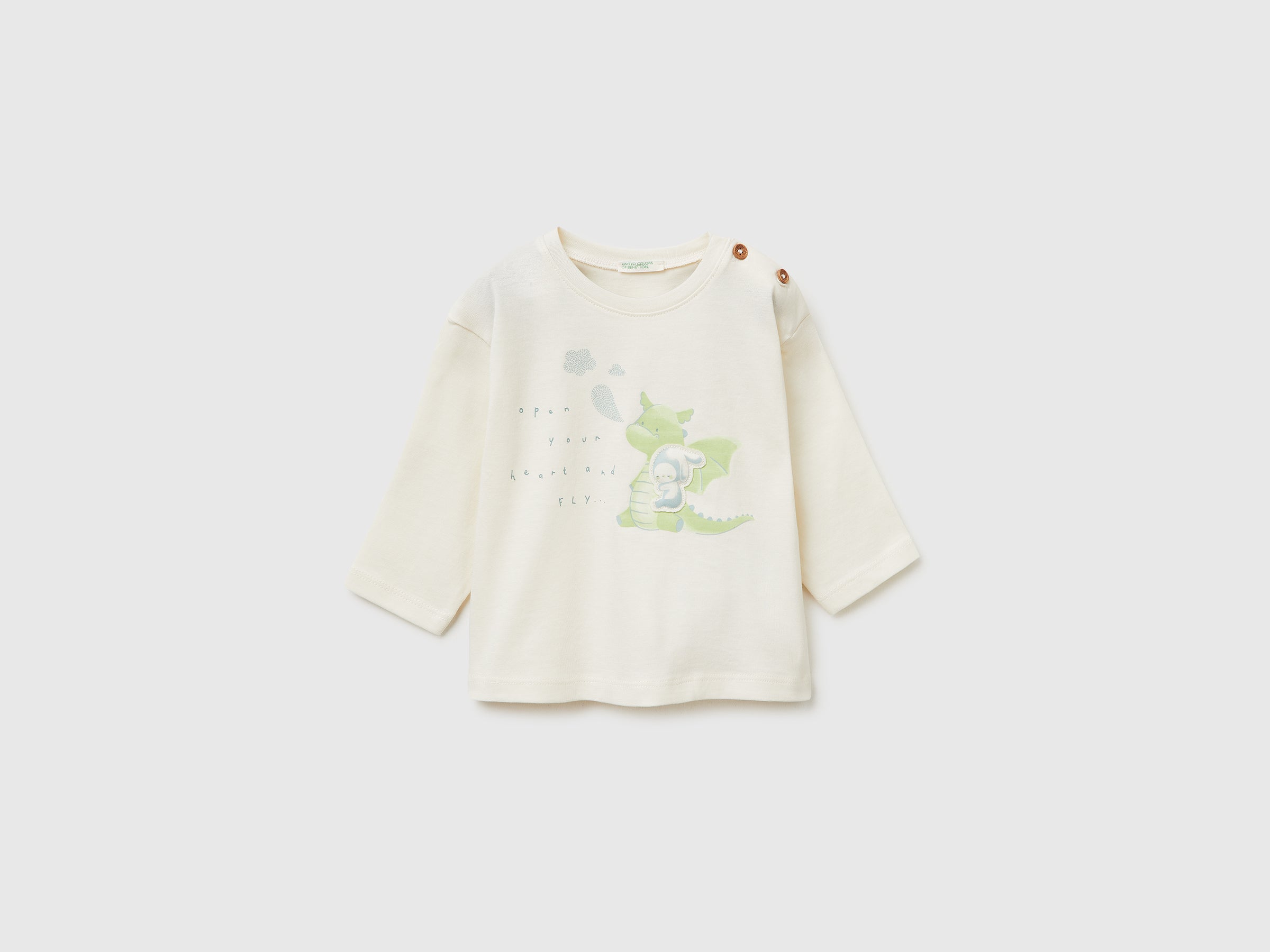 Organic cotton T-shirt with patch - ucb_image_FS