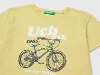 Organic cotton T-shirt with logo print - ucb_image_DS1