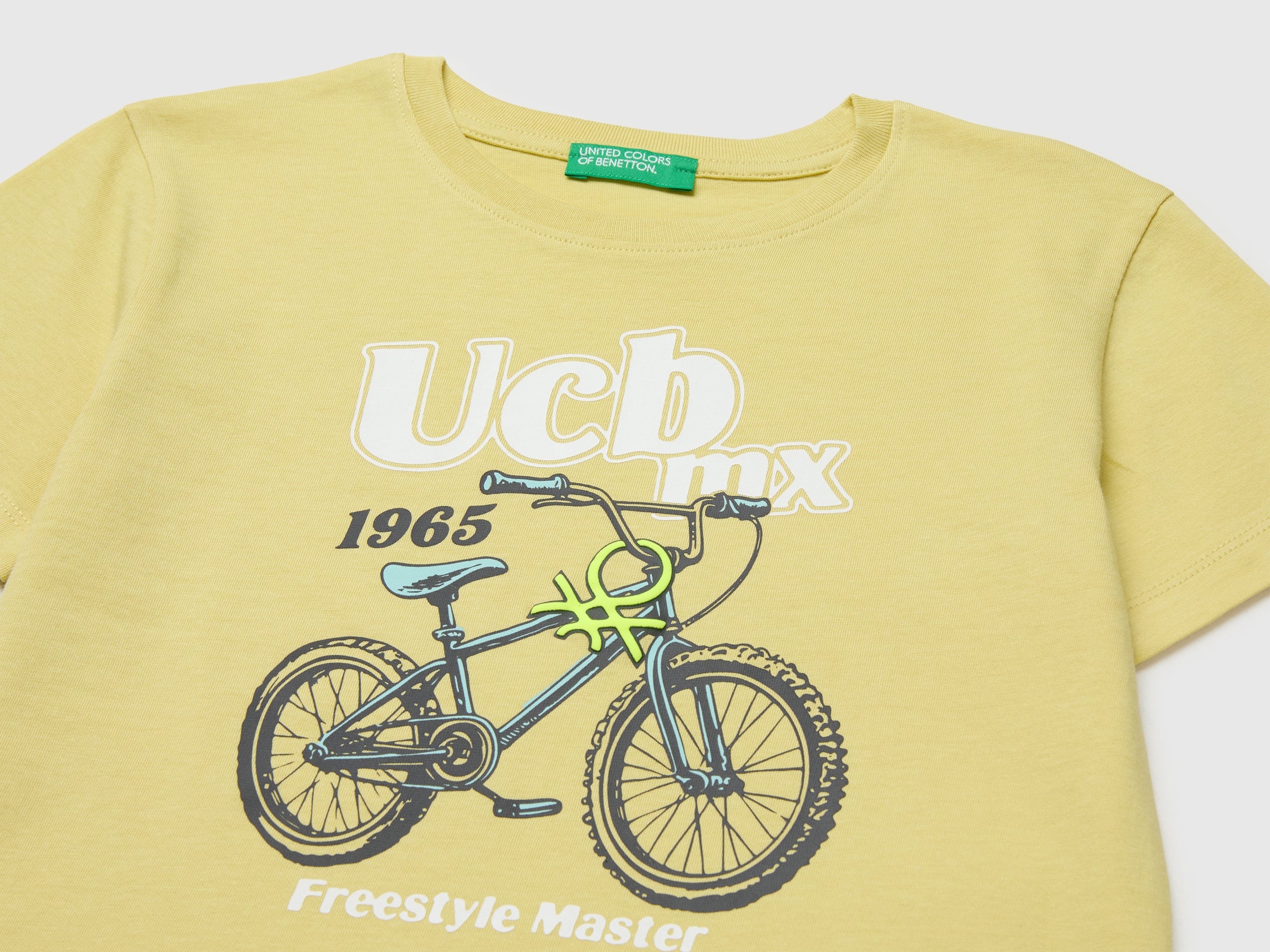 Organic cotton T-shirt with logo print - ucb_image_DS1