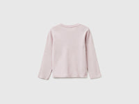 T-shirt in organic cotton with glittery logo - ucb_image_BS