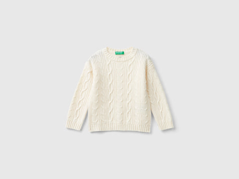 Camisola com tranças em mistura de lã - ucb_image_FS