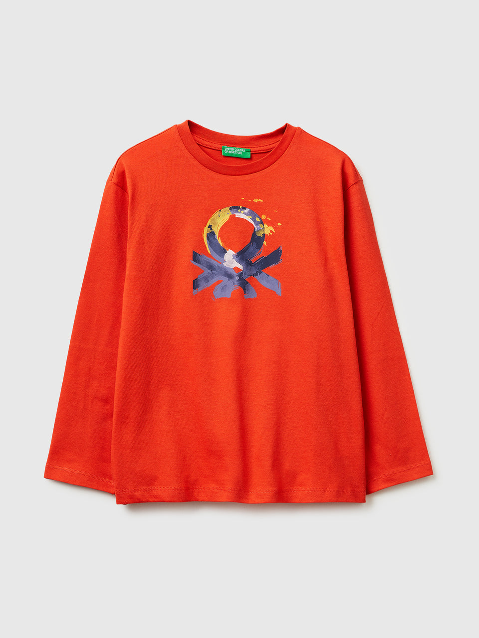 T-shirt in organic cotton with logo print - ucb_image_FS