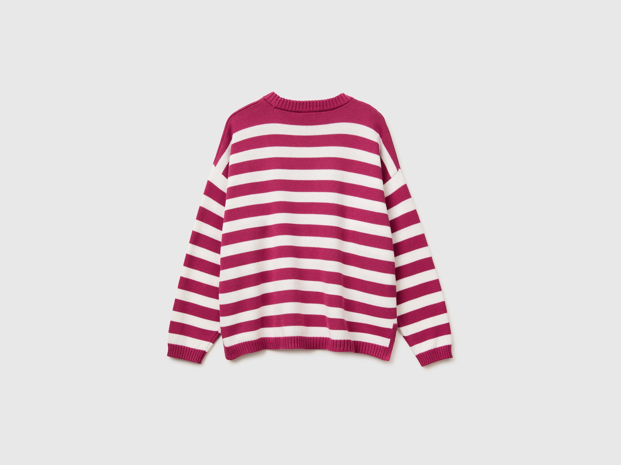 Striped sweater in tricot cotton - ucb_image_BS
