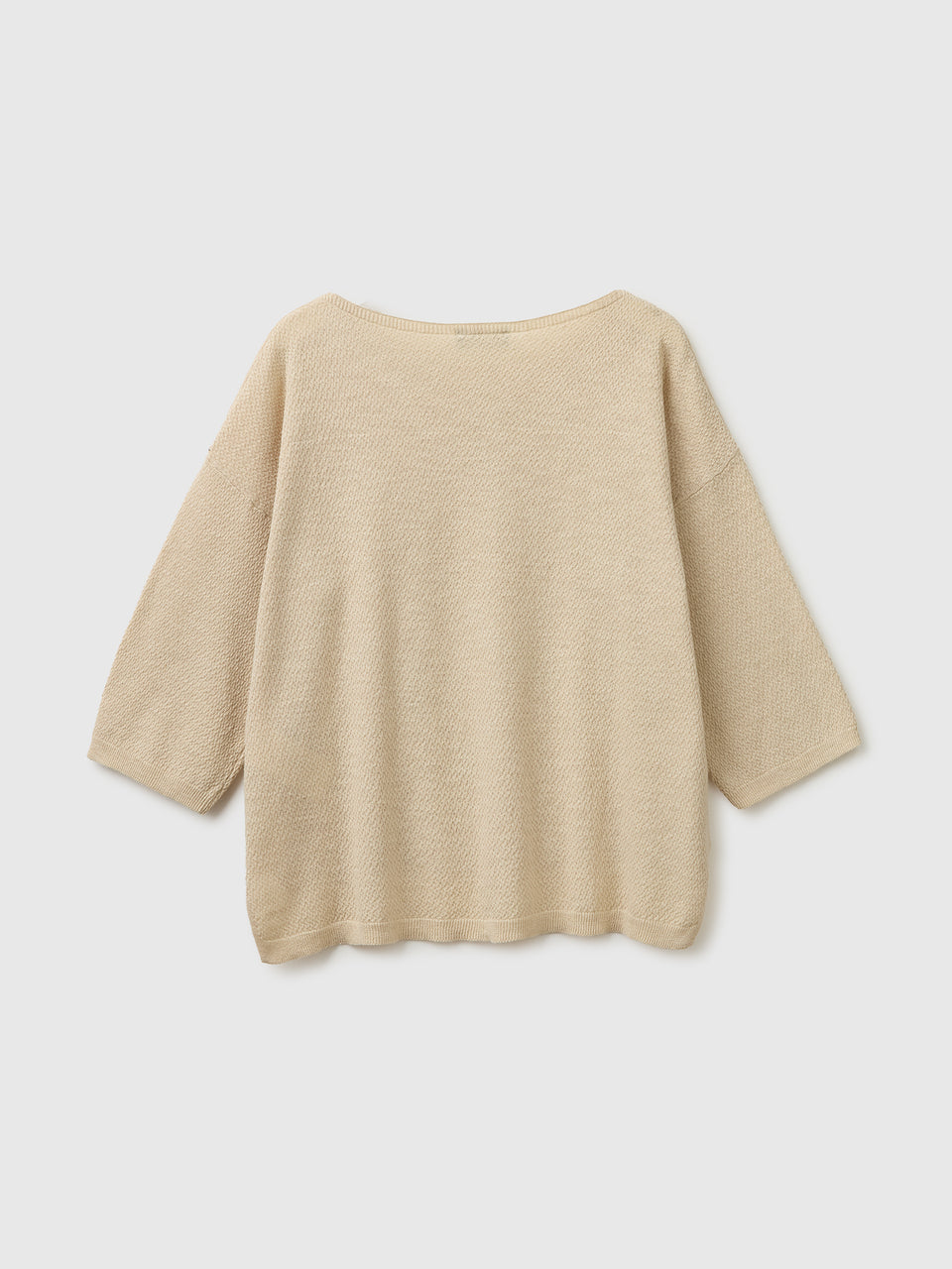 Camisola boxy fit em mistura de linho - ucb_image_BS