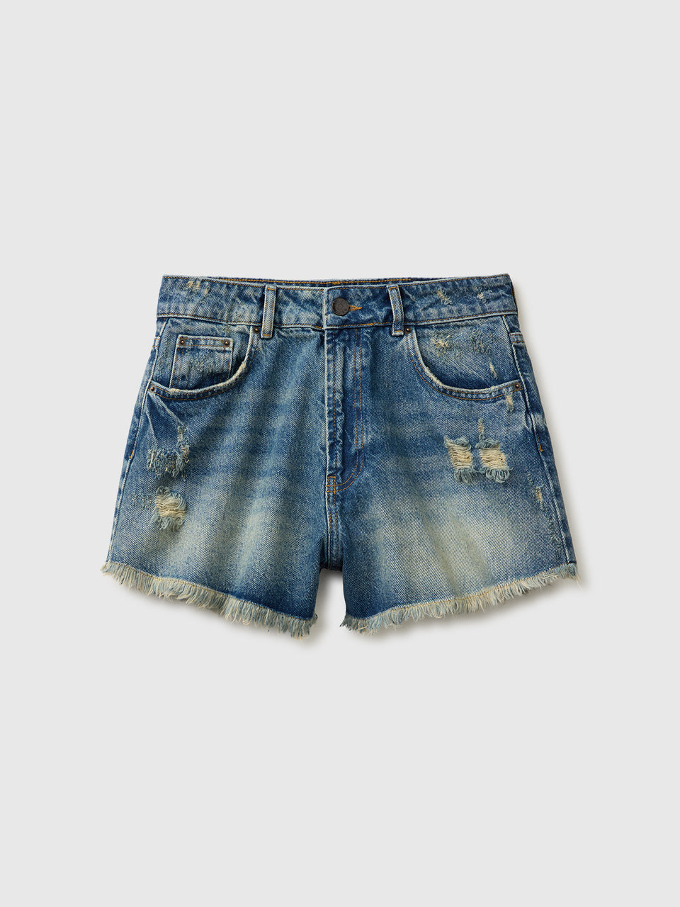 Shorts de jeans com franjas - ucb_image_FS