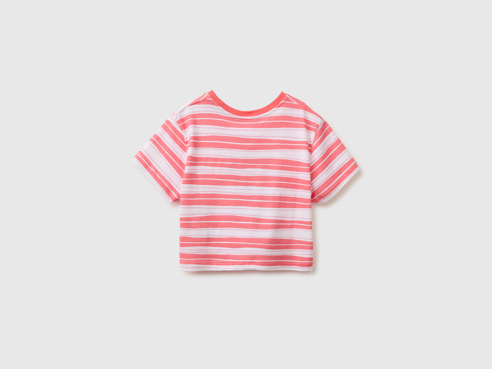 Striped T-shirt with puffy print - ucb_image_BS