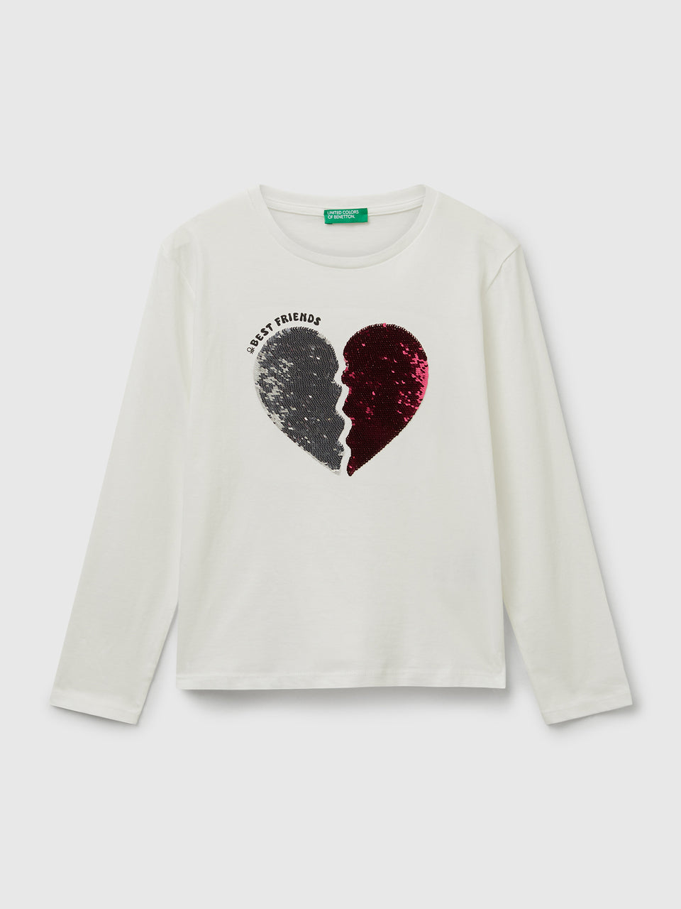 T-shirt com lantejoulas em algodão - ucb_image_FS
